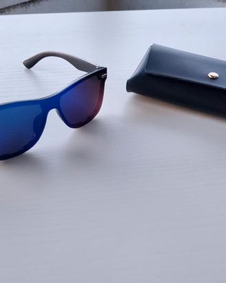 occhiali da sole Shein blu elettro