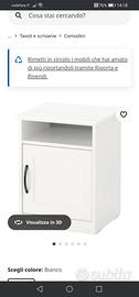 Coppia comodini Ikea Songesand bianco