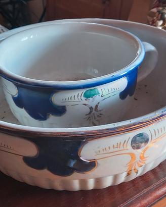 Catino e lavabo  da camera