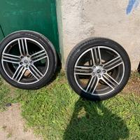 Cerchi 18x8j ET 30 5x112 66.6 gomme 245/40/18