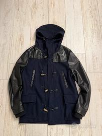 Cappotto Lana Cotta Pelle Montgomery pari la nuovo