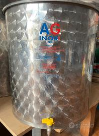 Serbatoio acciaio inox capacita’ litri 75