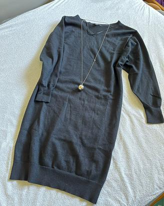 Maglione lungo con lana mezza stagione S