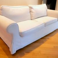 Divano Letto 2 Posti mod. EKTORP (IKEA) col.Bianco