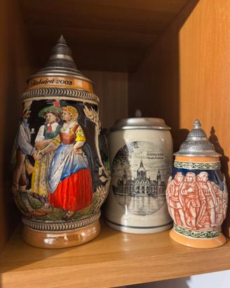 Collezione boccali birra