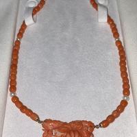 Collana coralli giappone e perle