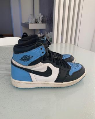 Nike Air Jordan 1 Retro High OG”UNC Toe” taglia 41