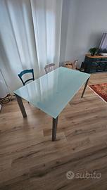 Tavolo vetro calligaris 160x90