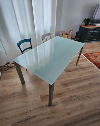 Tavolo vetro calligaris 160x90