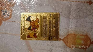 Charizard Gold Foil Pokémon Card 4/102 N/mint
