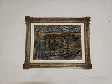 Dipinto olio su tela Orfeo Tamburi