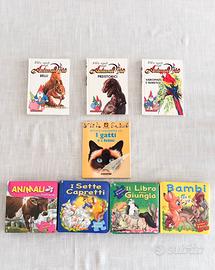Lotti di libri per bambini di animali e fiabe