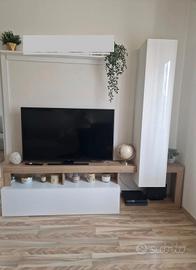 Mobile Tv con colonna e mensola