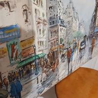 quadro olio tela firmato 