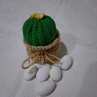 Bomboniera per matrimonio fatta ad uncinetto