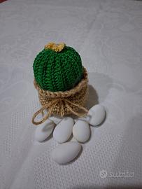 Bomboniera per matrimonio fatta ad uncinetto