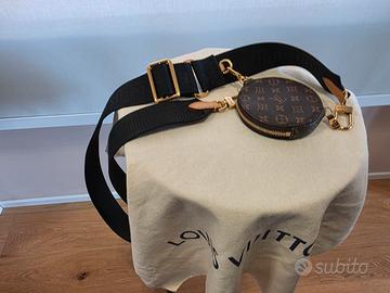 Tracolla Louis Vuitton Jacquard Nero + Portamonete