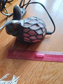 Lampada antica forma coniglio