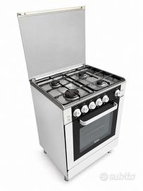 Cucina zoppas a gas 4 fuochi con forno
