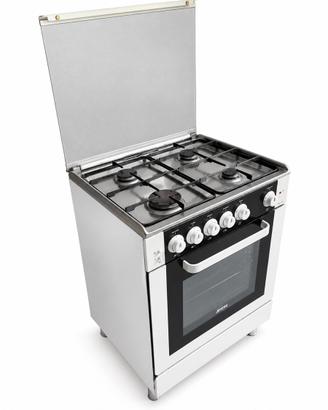 Cucina zoppas a gas 4 fuochi con forno