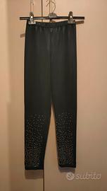 leggins Calzedonia nero con brillantini taglia S