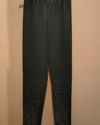 leggins Calzedonia nero con brillantini taglia S