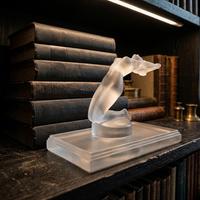 Fermalibri in cristallo LALIQUE  base scagliata