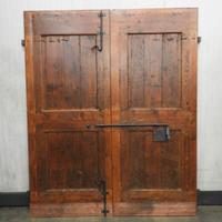 Portone doppio in legno