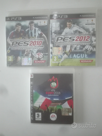 Pes 2010/2012 e Euro 2008 ps3