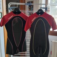 coppia di tute snorkeling 