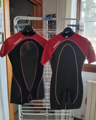 coppia di tute snorkeling 