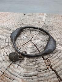 Bracciale Ferro Battuto Vintage Etnico 9 cm