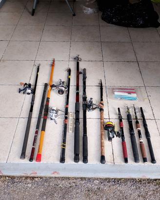 Canne con mulinelli in blocco euro 100