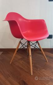 Poltroncina sedia rossa