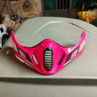 mentoniera casco cross