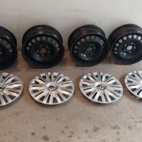 Cerchi+borchie 15 Volkswagen Seat Skoda