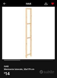 Ivar ikea scaffali componibili