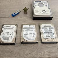 Lotto HDD 2,5 + lettore hdd/ssd