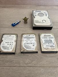 Lotto HDD 2,5 + lettore hdd/ssd