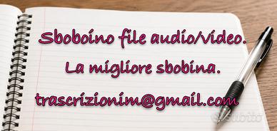 _|_ Sbobine e Trascrizioni _|_