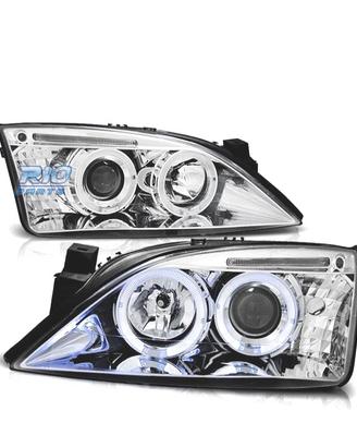 FARI FORD MONDEO MK3 00-07 ANGEL EYES FONDO CROMAT