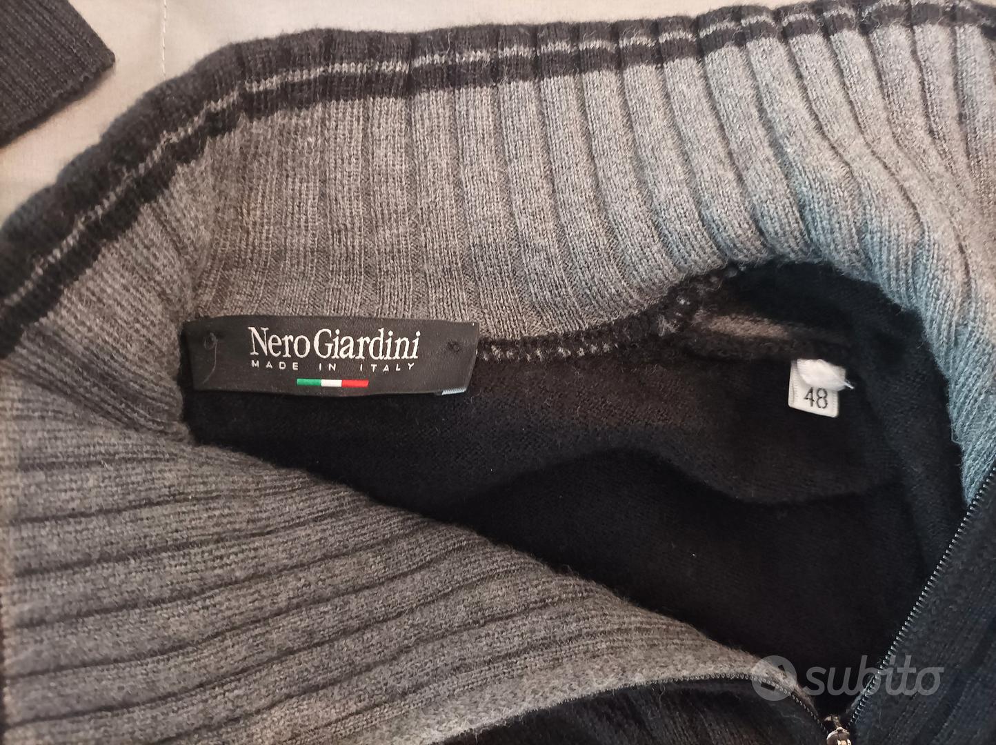 Maglione in lana Nero giardini uomo taglia 48 Abbigliamento e Accessori In vendita a Brindisi