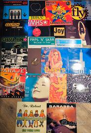 stock set 21 mix vinile anni 90 dance anni 90