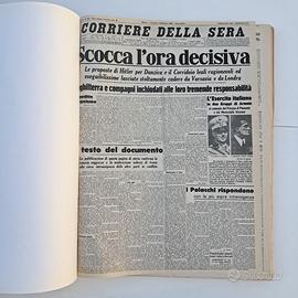 Quotidiani italiani d'epoca Volume rilegato WWII