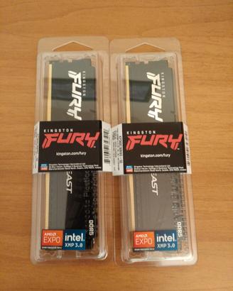64GB RAM DDR5 Kingston Fury Beast 6000 Mhz CL30