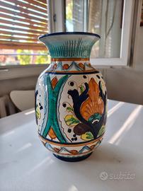 vaso in maiolica artigianale 