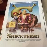 locandina originale film SHREK TERZO