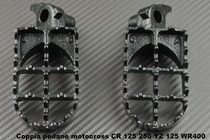 Coppia pedane motocross CR 125 250 YZ 125 WR400