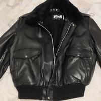 giubbotto schott originale pelle nera