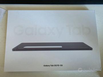 [sigillato] samsung tab s10 fe plus 256 5g + cover